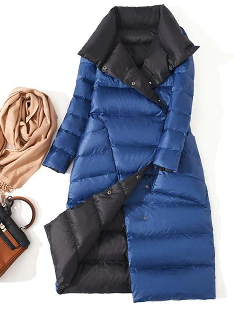 Long Jacket Winter Turtleneck